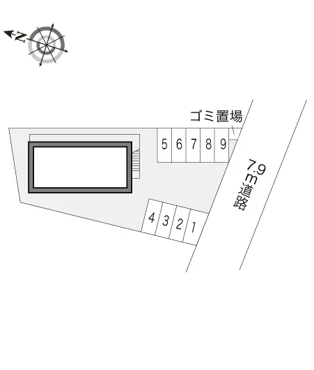 ★手数料０円★厚木市戸室４丁目　月極駐車場（LP）